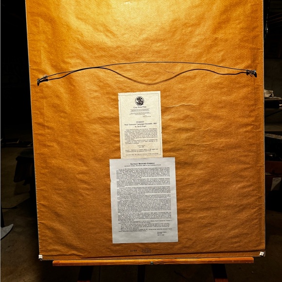 435/1000 David Wright Nathan Bedford Forrest Framed Print w/Cert of Authenticity - Picture 5 of 5